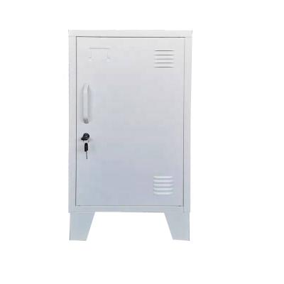 China Knock Down Cheap Steel Office Furniture Swing Desk 2 Door Wardrobe Cabinets Locker for sale