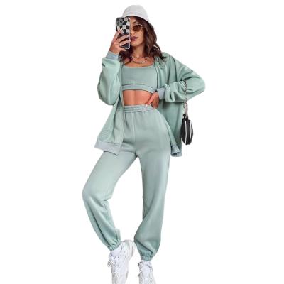 China Anti-pilling Custom Apparel Manufacturers Sports Gym Sweatsuit Cotton Shear No Logo Slim Fit Sweatsuit Set for sale