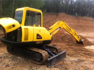 China secondhand original hyundai 55-7 used crawer Excavator for sale