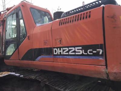 China secondhand doosan dh225-7 chain excavator for sale