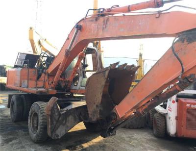 China used hydraulic hitachi ex60wd/ex100wd wheel excavator for sale with low price for sale