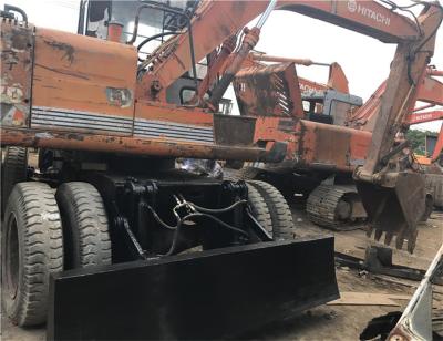 China secondhand original hitachi ex100wd-1 wheel exccavator / hydraulic wheel excavator ex100wd-3 with good conditi for sale