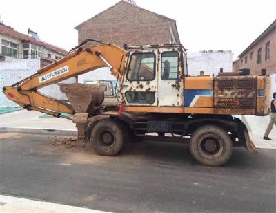 China secondhand korea hyundai wheel excavator dh200wd/130w-5/130-5/130 korea wheel excavator with low price wigh for sale