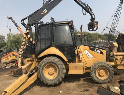 China Used Loader backhoe for sale/used caterpillar 416E/420F/422F/428F backhoe loader with hammer for sale for sale