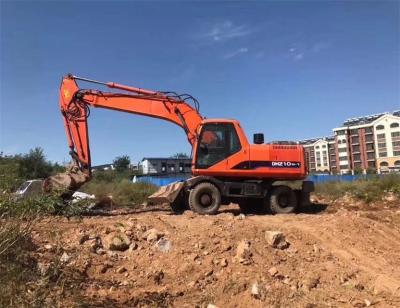 China used wheel excavator  DH210W-7 wheel excavator/secondhand doosan wheel excavator for sale for sale