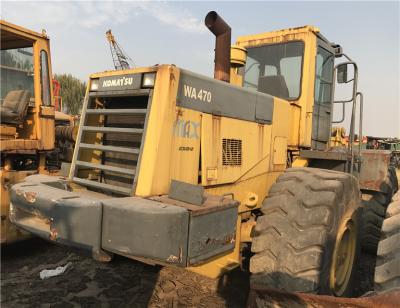 China used japan condition wheel loader/wa400 loader/wa470 komatsu wheel loader for sale