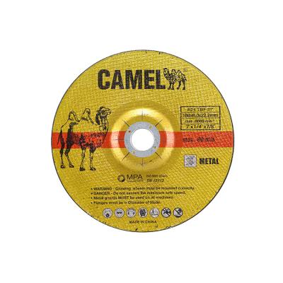 China High quality abrasives CAMEL STEEL grinding wheel 180mm 7 inch for sale