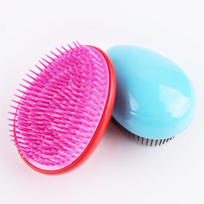 China Comfortable Egg Shape Hair Brush Anti-Static Hair Tangle Styling Machines Detangling Salon Hair Care Massage Comb for sale