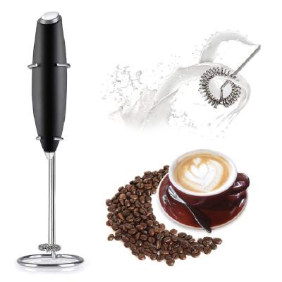 China Stocked 2022 New Design Kitchen Gadgets Milk Frother Foam Handheld Maker Electric Lattes Mixer for sale