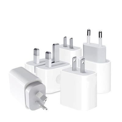 China Cell Phone PD Fast Charger 20W USB-C Adapter Wall Charger For Mobile Phone Fast Charging for sale