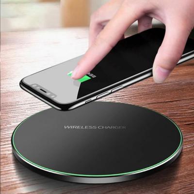 China All Smart Phone Charger Qi Wireless Fast 10W 15W Wireless Charger For iPhone For Samsung Galaxy Wireless Charging for sale