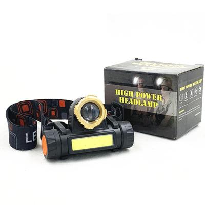 China XPE+COB LED Mini Headlight USB Lamp Fishing Headlamp Rechargeable Camping Head Torch Head Torch for sale