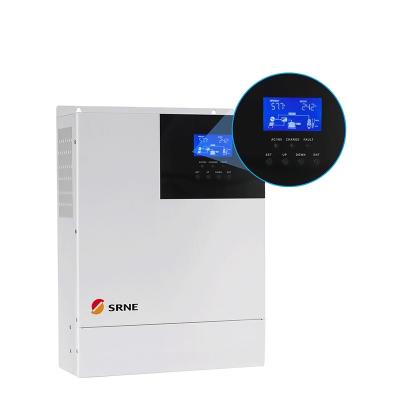 China 3KVA 5KVA 24V 48V home mppt solar hybrid inverter off grid inverter for solar system with MPPT solar charger for sale