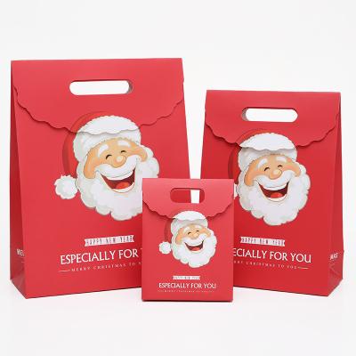 China Recyclable Christmas Candy Bags Wave Gift Bags Cookie Wrapping Paper Bags for sale