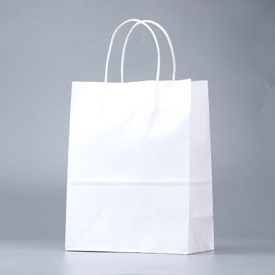 China Recyclable Wholesale Custom Logo Kraft Paper Bag Or White High Quality Cheaper Paper Bags for sale