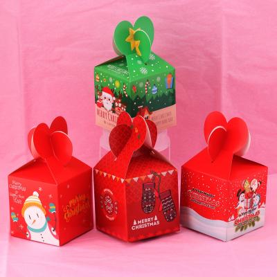 China Wholesale Custom Recyclable Eco-Friendly Biodegradable Wrapping Paper Box Children's Chocolate Apple Eve Gift Wedding Christmas Candy for sale