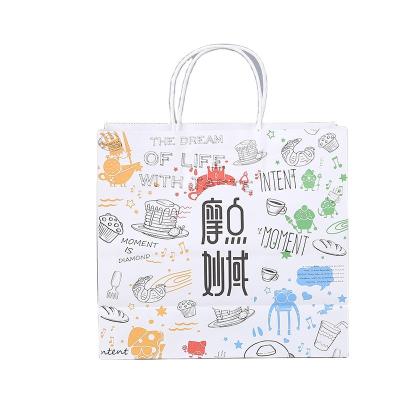 China Recyclable Custom Luxury Black Brown Kraft Shopping Bags for sale