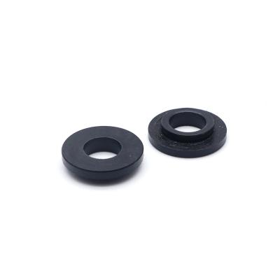 China Black Custom Nylon Plastic Rubber Flat low Profile Shoulder Washer for sale