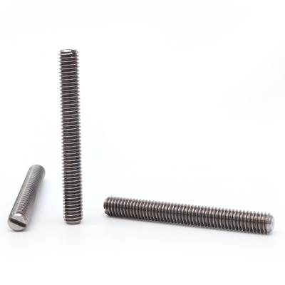 China CNC Turned Parts Custom Manufacturing hardened steel material parts slotting long set screws for sale