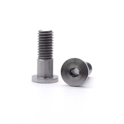 China professional factory hollow threaded customized ultra low head hexagon socket half thread CNC machine screws for sale