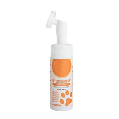 China Hot-selling OEM Custom LOGO Waterless Foam Remover for dogs, cats and pets with a NO-rinse formula and a soft silicone massage beauty brush for sale