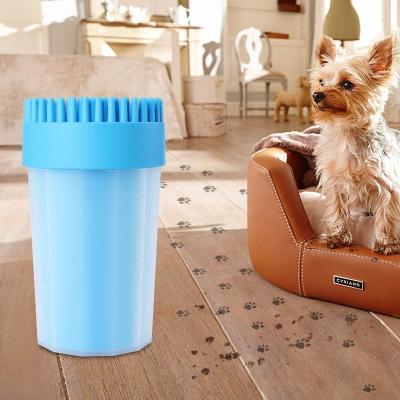 China Factory Viable Silicone Pet Foot Wash Cup Portable Dog Paw Washer Cleaner with Paw Cleaning Cup for sale