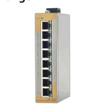 China CE/ISO approved industrial rail type unmanaged ethernet 8port/way exchange switch for power or signal transmission. JHDC-308 for sale