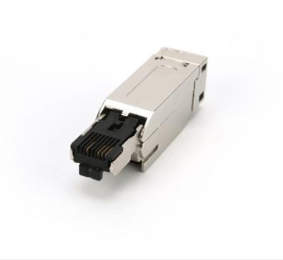 China Hot Selling Automotive Metal Straight RJ45 Plug Automotive Connector with 4pin 8pin for EtherCat and CE ISO ROHS Approved. for sale