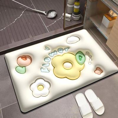 China 2023 New Arrival Durable Soft Comfortable Rust Proof Non-Slip Foot Mat For Bathroom Toilet for sale