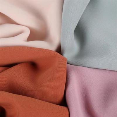 China 2035# Memory HuaZu Textile Wholesale 100% Polyester Dyed Woven Fabric For Suits Wind Coat Women Dress for sale