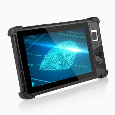 China IP65 Rugged Table 8 inch screen Quad-core Android 9 OS with Fingerprint,NFC and GPS for sale