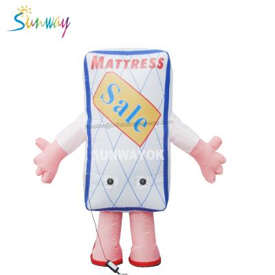 China new promotional inflatable mattress suit for advertising 1.8m for sale