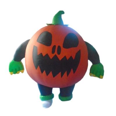 China Oxford Cloth Inflatable Halloween Decoration Pumpkin Inflatable Walking Costume for sale