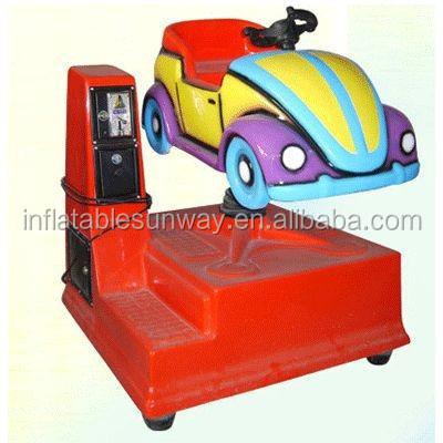 China For party or fun kids playing coin pusher game machine, car shape machine, kids coin pusher game machine for sale