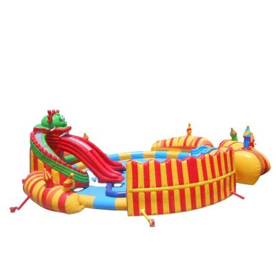 China Hot giant pvc inflatable water slide exporter/inflatable pool slide/inflatable slides for adults for sale