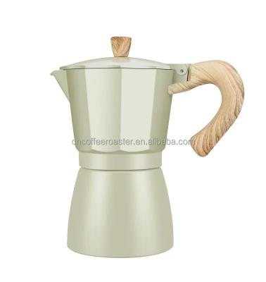 China Restaurant Home Office Hotel New Design Customized Classic Aluminum Espresso Coffee Maker Mocha Pot for sale