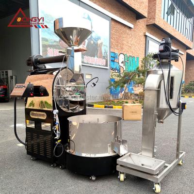 China Hotel advanced technology coffee burner/industrial coffee bean roasting machine 20kg (quality promise) for sale