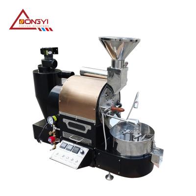 China Dongyi 1kg car coffee burner /gas coffee bean roaster machine for cafe and studio for sale