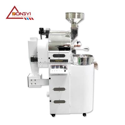 China Hotel Coffee Shop Electric Commercial Hot Air Sample Coffee Burner Machine 2500g Full Intelligent Roasting Machine With Milling Grinder for sale