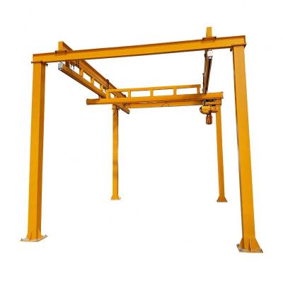 China Bridge Crane 1000 Kg Material Handling Tools Light Crane System KBK Track Crane for sale