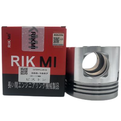 China RIKMI factory quality C9 piston for Caterpillar 6208-31-2110 diesel engine machinery engine parts engine repair kit factory direct for sale