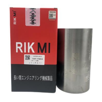 China Factory high quality Rikmi 107-7604 engine cylinder liner is used for Caterpillar C7 engine excavator repair kit engine assembly parts for sale