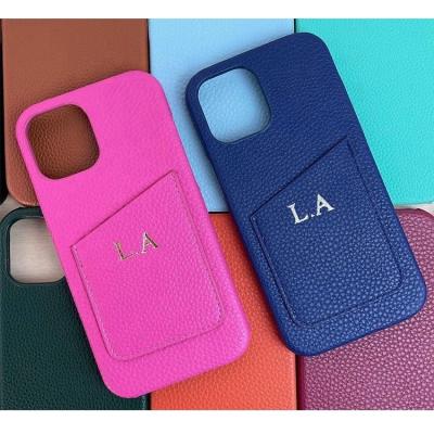 China Phone Strap For iPhone 13 Pro Case, Premium Faux Leather Case Cover Wallet Design Leather Case With 2 Card Holder for sale