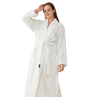 China Breathable High Quality 450gsm Cotton Plain Terry Hotel Spa Bathrobe Custom Made 100% Cotton Bathrobe For Bathroom for sale