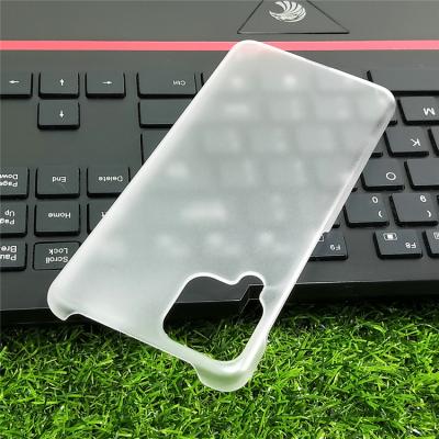 China Anti-fall hard plastic matte case for Samsung A22 4G, transparent plain case for Samsung a22 4g for sale