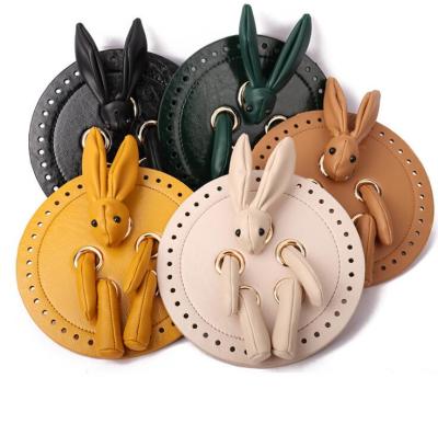 China Made Of Leather For DIY Feature Bags Rabbit Bag Accessories Lots Made Of Leather For DIY Bags Ladies Bags Feature Personal Parts for sale