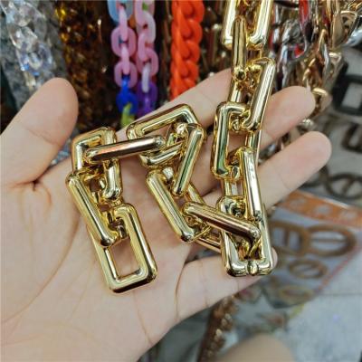 China You can adjustment the length according to our illustration handle heavy chain strap for clutch purse handbag handle shoulder strap replacement top gold for sale