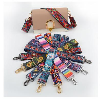 China Colorful Lady Wallet Wrist Strap Flower Purse Straps Replacement Cross - Wide Adjustable Body Shoulder Bags for sale