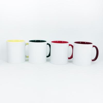 China Viable Wholesale 11oz Straight Mug With Inner Color for sale