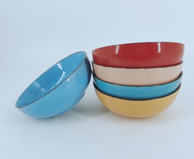 China 2021 viable hot sale hand painted bowl with different colors for sale